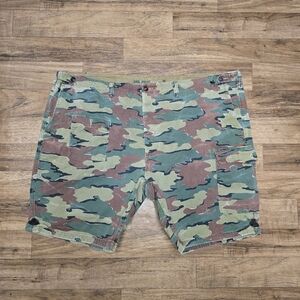 Polo Ralph Lauren Mens Big&Tall Camo Cargo Shorts Sz 54B